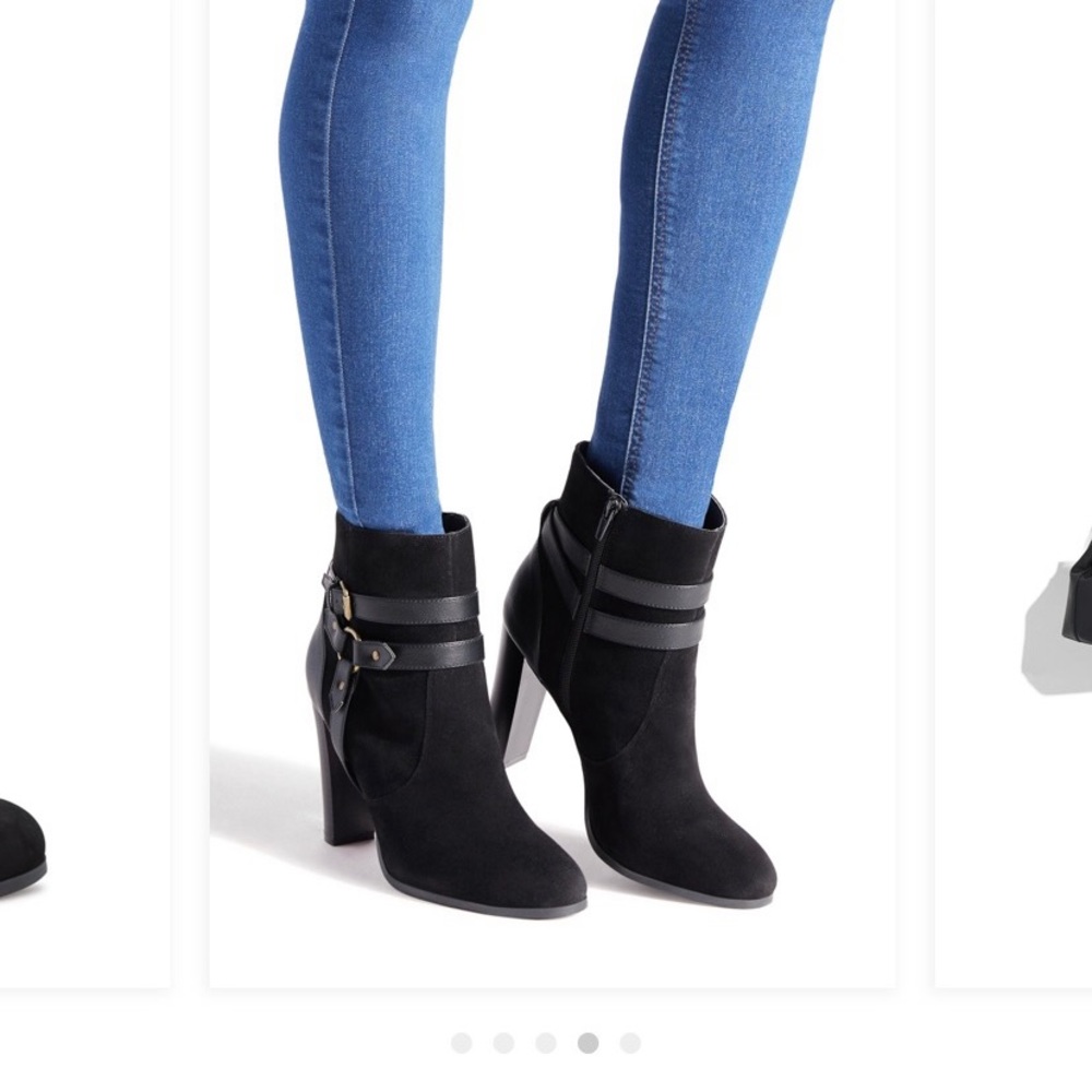 Cute Theresa buckle Strap Booties